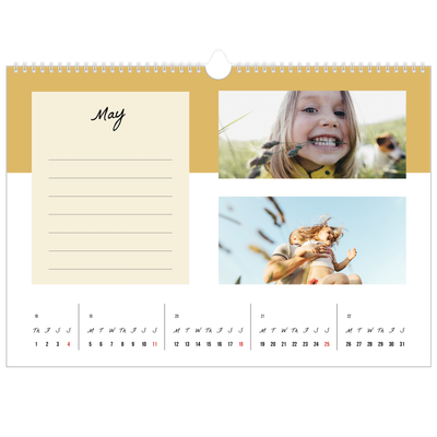 A3 Photo Calendar — List Calendar [cover]