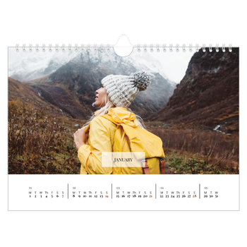 A4 Landscape Photo Calendar — Classic calendar