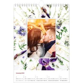 A4 Photo Calendar — Flower frames