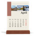 Easel Desk Calendar Portrait  — Sights of the world [April]