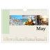 A4 Landscape Photo Calendar — Sights of the world [May]