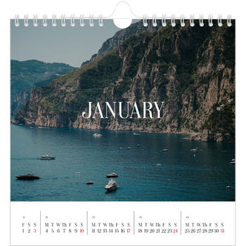 Square Photo Calendar — Endless escape