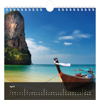 Square calendars  — Complements [April]