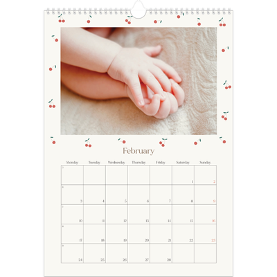 A3 photo calendars — Cherry bliss [February]
