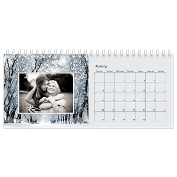 Desk Photo Calendar — Four seasons