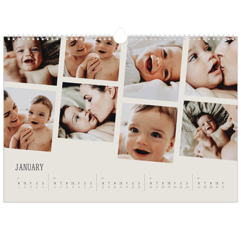A3 Landscape Photo Calendar — Memories in motion
