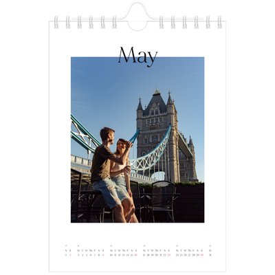 A5 Photo Calendar — My travelogue [May]