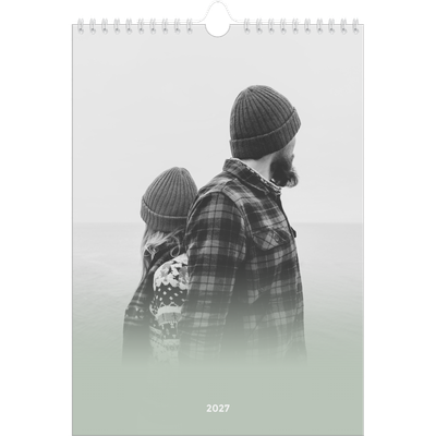 A4 Photo Calendar — Misty green [cover]