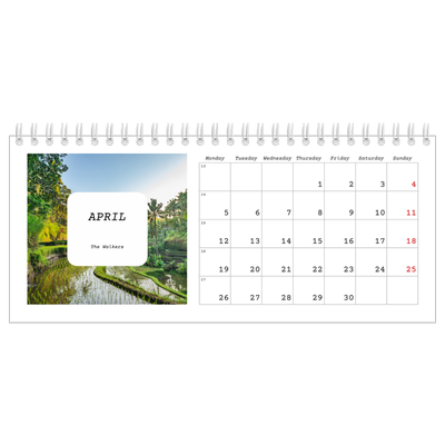 Desk calendars — Full story [April]