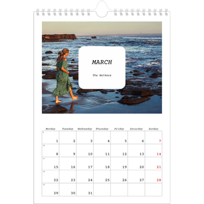 A4 Photo Calendar — Full story [March]