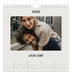 Square calendars  — Simple ivory [January]