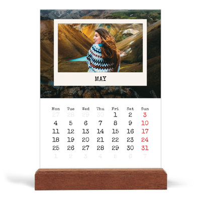 Easel Desk Calendar Portrait  — The portrait edit [cover]