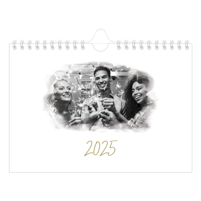 A5 Landscape Photo Calendar — Photo effects [cover]