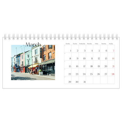 Desk calendars — My travelogue [March]