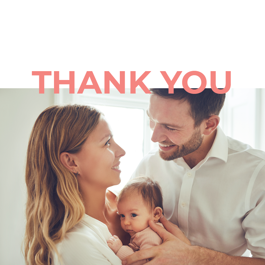 Thank you cards — It&#039;s a girl!