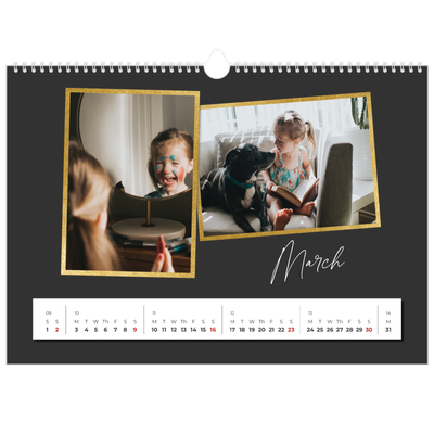 A3 Photo Calendar — So many memories [March]
