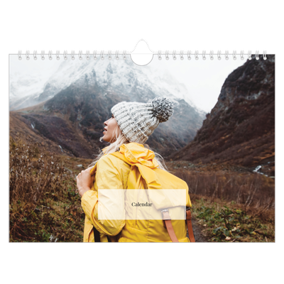A4 Landscape Photo Calendar — Classic calendar [cover]