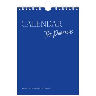 A5 Photo Calendar — Cobalt classic [cover]