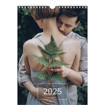 A4 Photo Calendar — Date box overlay [cover]