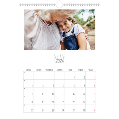 A3 photo calendars — Mixed typography [cover]