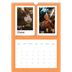 A3 photo calendars — Colour pop snapshots [March]