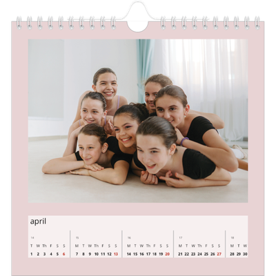 Square calendars  — Neo Scandi [April]