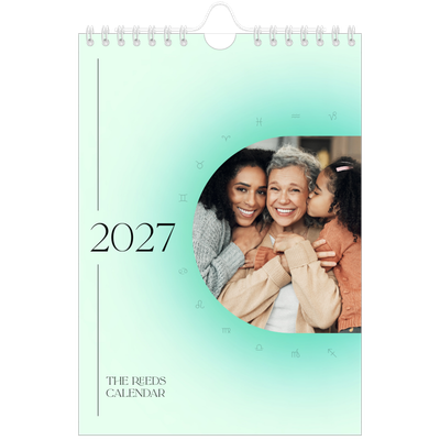 A5 Photo Calendar — Astrology gradients [cover]