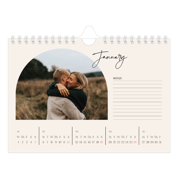 A5 Landscape Photo Calendar — Arch memories