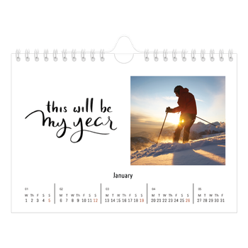 A5 Landscape Photo Calendar — Quotes