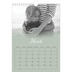 A4 Photo Calendar — Misty green [March]