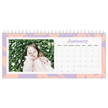 Desk Photo Calendar — Playing with pattern