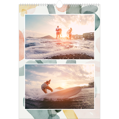 A3 photo calendars — Watercolour spots [cover]