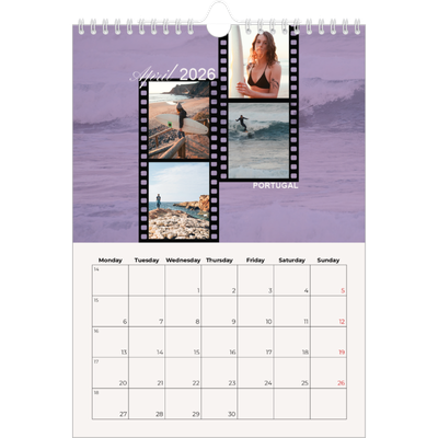 A4 Photo Calendar — Adventure wanderlust [April]