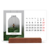 Easel Desk Calendar Landscape  — The open arch [January]