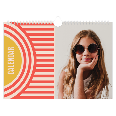 A4 Landscape Photo Calendar — Bright and beautiful [cover]
