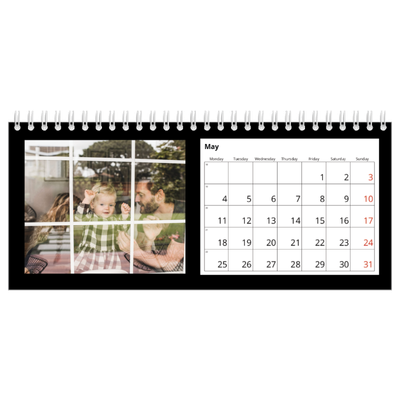 Desk calendars — Black margin [cover]
