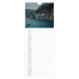 Slim Calendar  — Endless escape [January]