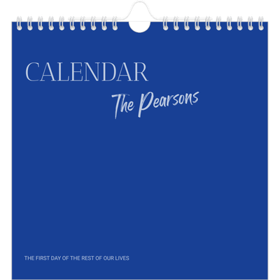 Square calendars  — Cobalt classic [cover]