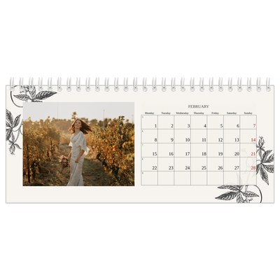Desk calendars — Ink & ivy [February]