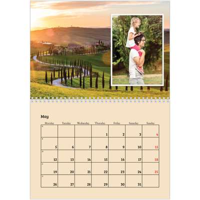 A4 Double Photo Calendar — Four seasons [cover]