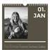 Square calendars  — Contemporary bold [January]