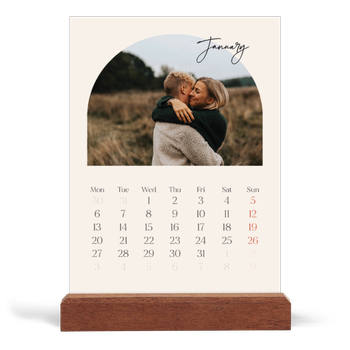 Easel Desk Calendar Portrait — Arch memories
