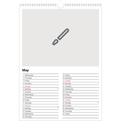 A3 photo calendars — Design your own product [cover]