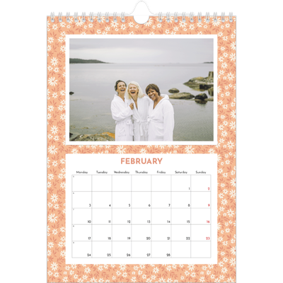 A4 Photo Calendar — Full bloom [February]