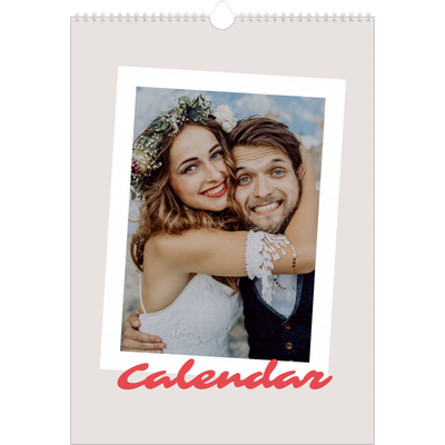 A3 photo calendars — Signed in crimson [cover]