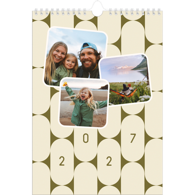A4 Photo Calendar — Retro patterns [cover]