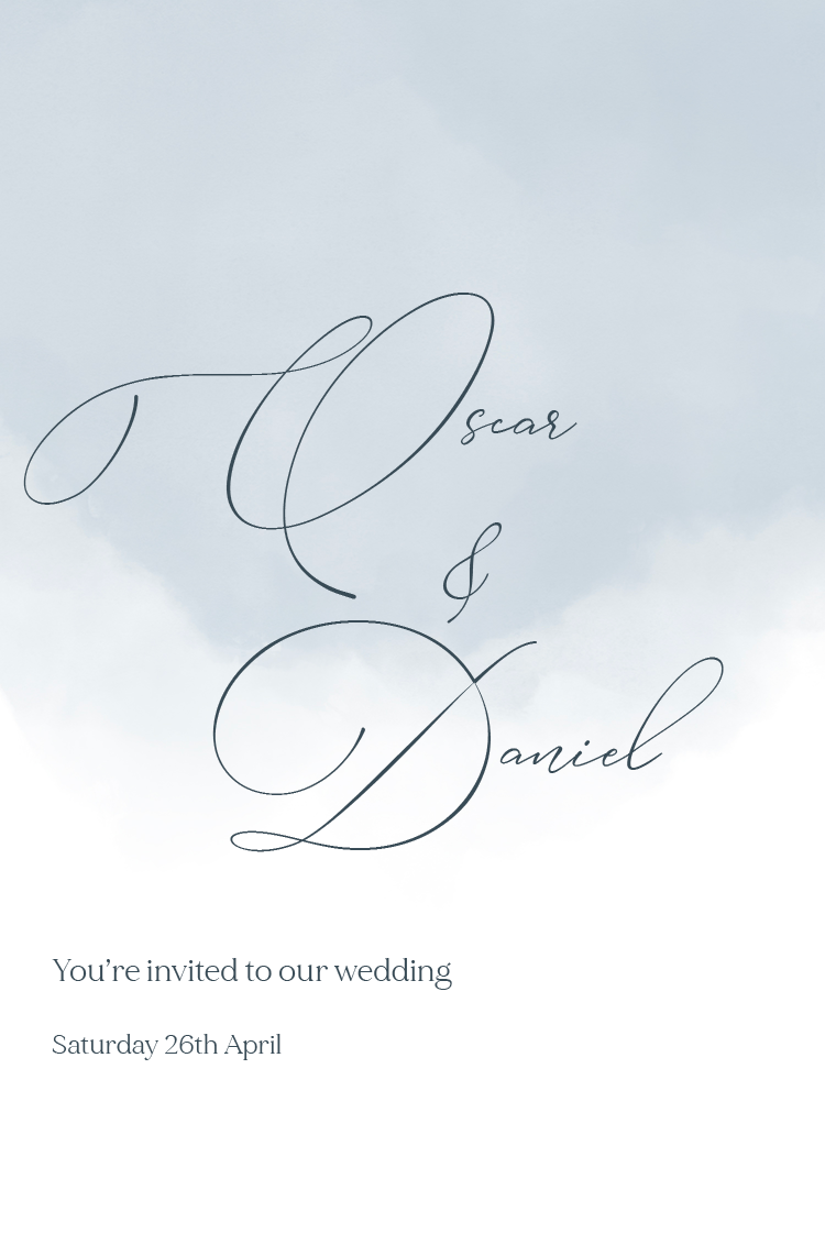 Invitations — Watercolour abstract