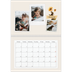 A4 Double Photo Calendar — Vintage scrapbooking [January]