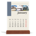 Easel Desk Calendar Portrait  — Sights of the world [January]