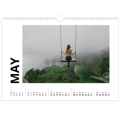 A3 Photo Calendar — White space [cover]